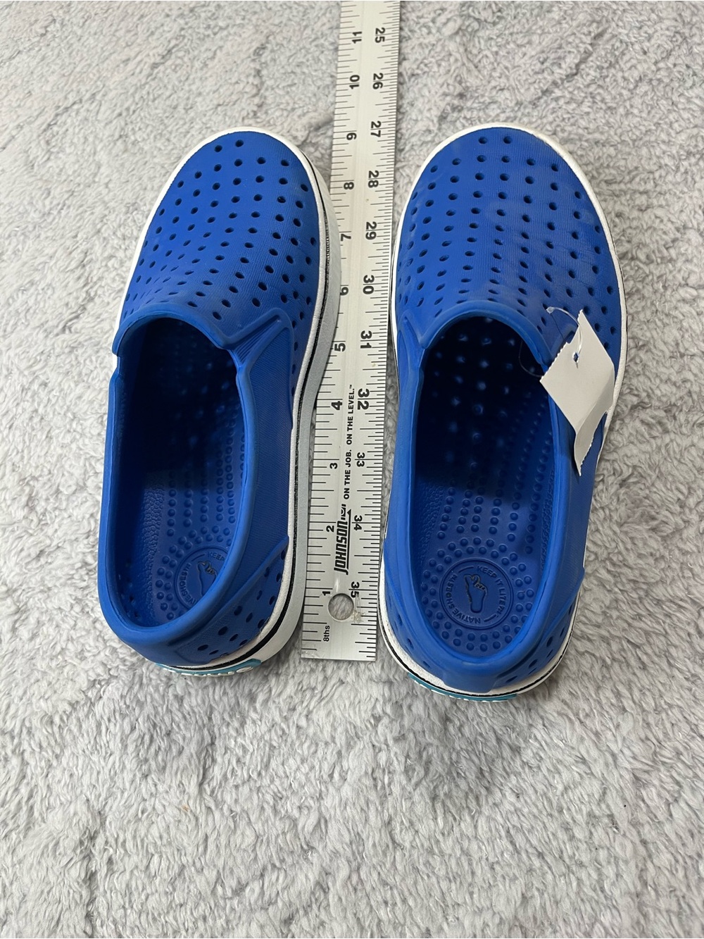 Native Kids Slip-On Perforated Water Shoes - Blue
